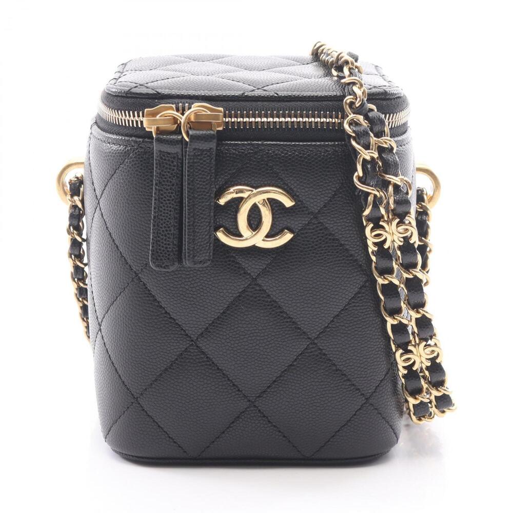 Chanel Matelassé Vanity Bag, Shoulder Handbag, Caviar Leather (Grained Calfsk...